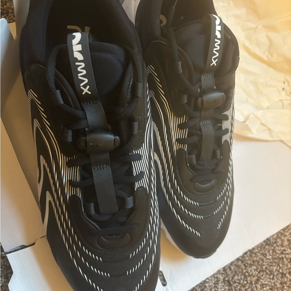 Nike Air Max Black and White Men's Sneakers